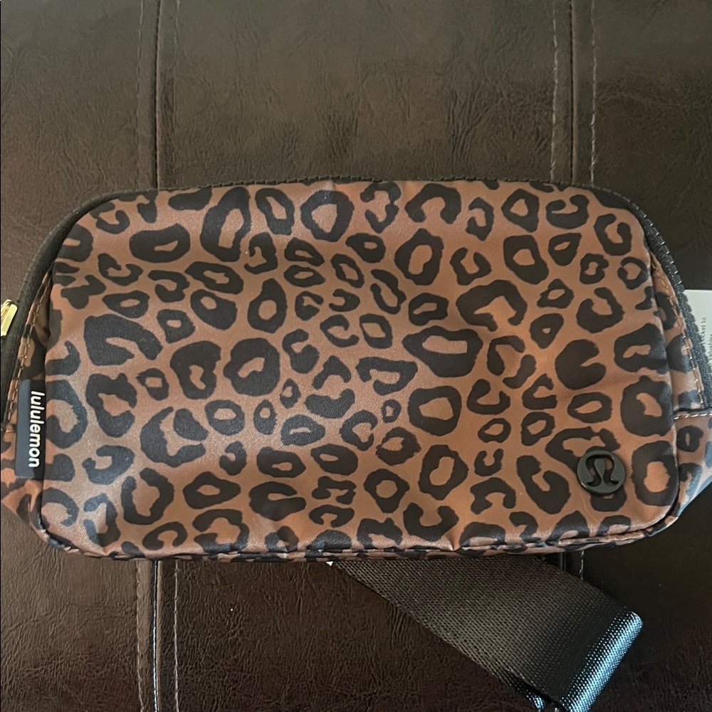 Lululemon Athletica Brown Leopard Belt Bag - Picture 3 of 6